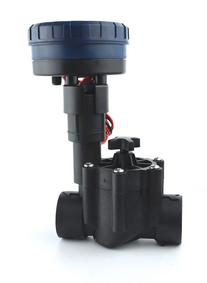Aqua Control - Programmatore Digitale d'Irrigazione con Elettrovalvola di Solenoide Latch. Con 2 Programmi d'Irrigazione Indipendenti. Programmatore con valvola per Pozzetto