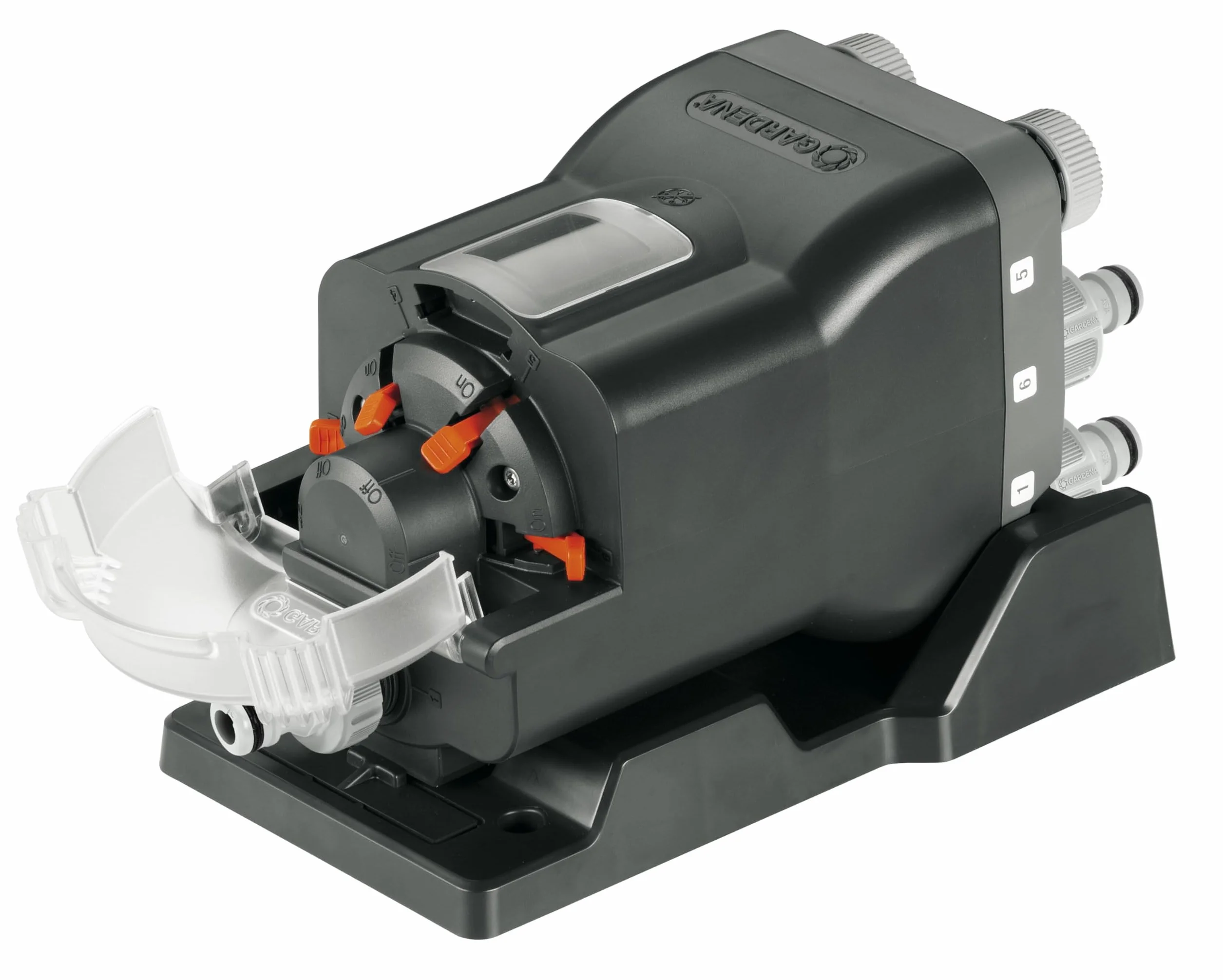Gardena Distributore Automatico d'Acqua a 6 Vie: per Controllare Fino a 6 Linee di Irrigazione Abbinato al Computer Master, Ideale per Impianti con Poca Pressione (1197-20)