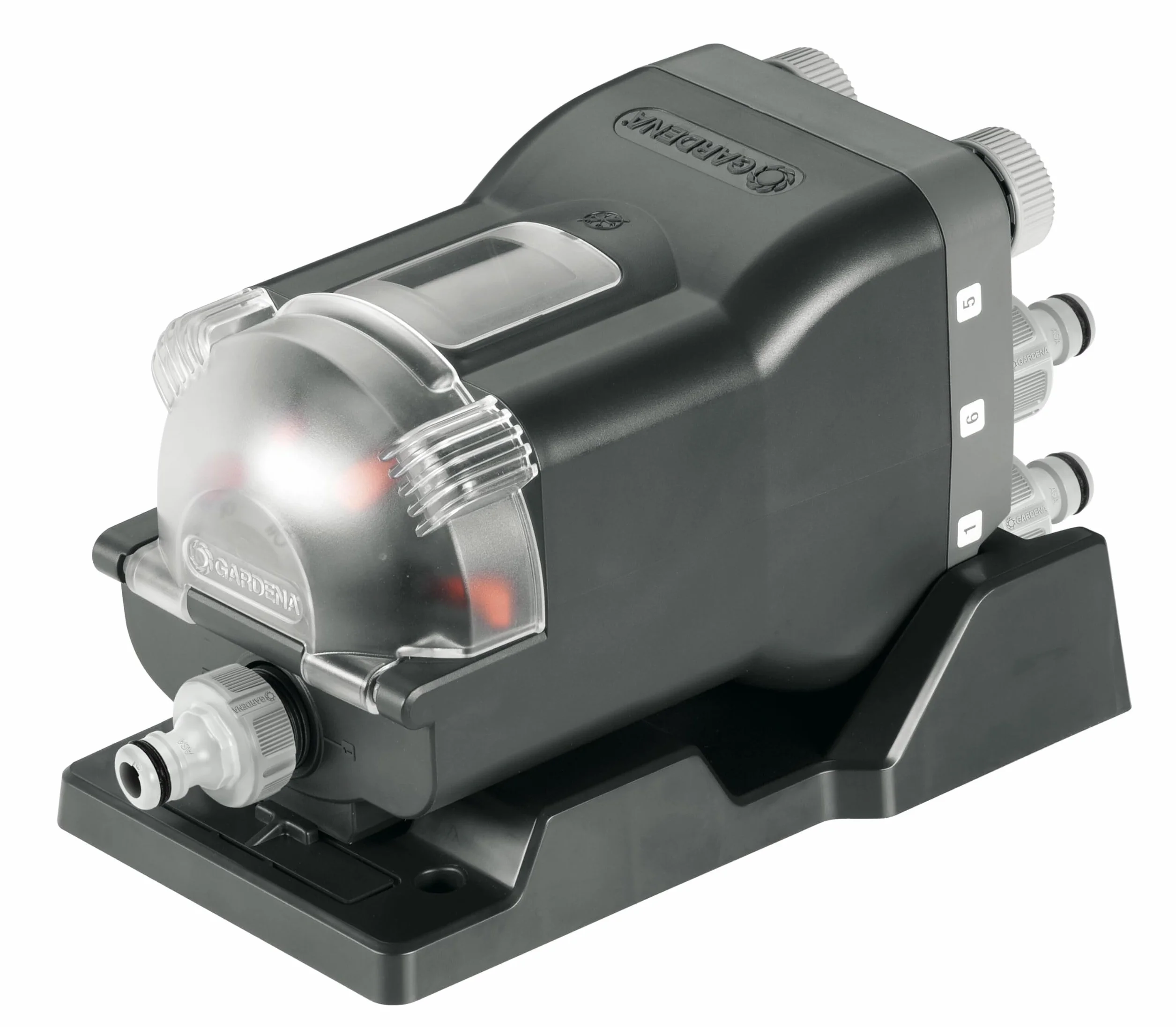 Gardena Distributore Automatico d'Acqua a 6 Vie: per Controllare Fino a 6 Linee di Irrigazione Abbinato al Computer Master, Ideale per Impianti con Poca Pressione (1197-20)