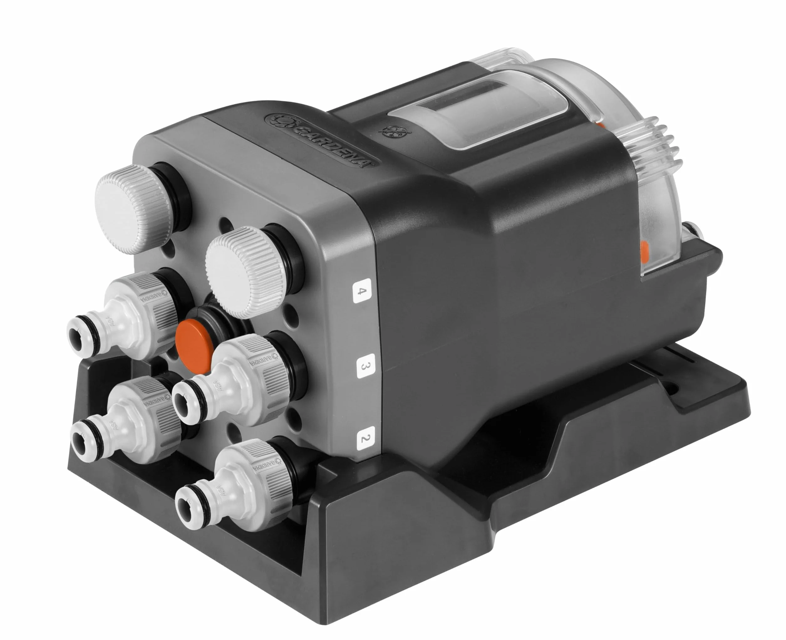 Gardena Distributore Automatico d'Acqua a 6 Vie: per Controllare Fino a 6 Linee di Irrigazione Abbinato al Computer Master, Ideale per Impianti con Poca Pressione (1197-20)